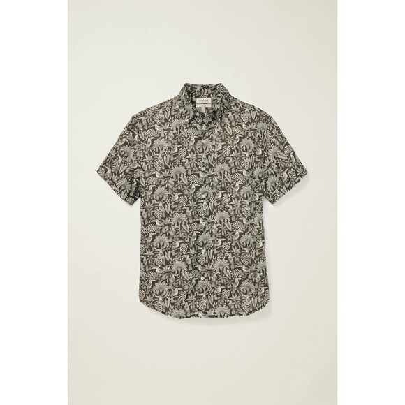 Bonobos Riviera Linen Short Sleeve Men's Shirt Tailored Fit Long XXL NEW 283324 - Picture 4 of 6